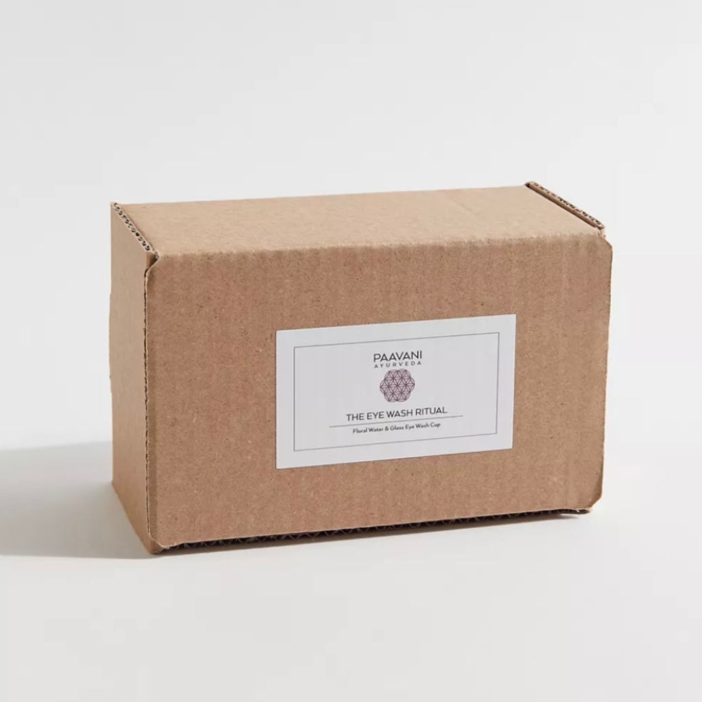 Paavani Ayurveda Eye Wash Ritual | Rose & Lavender Floral Water | Ayurvedic Eye Cleansing Kit
