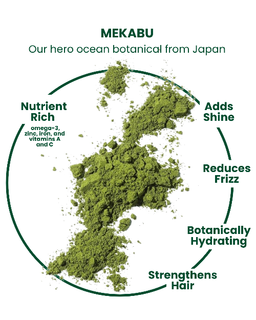 Mekabu Hydrating Shine Serum | Japanese Seaweed | Frizz Control | 1.7 fl oz