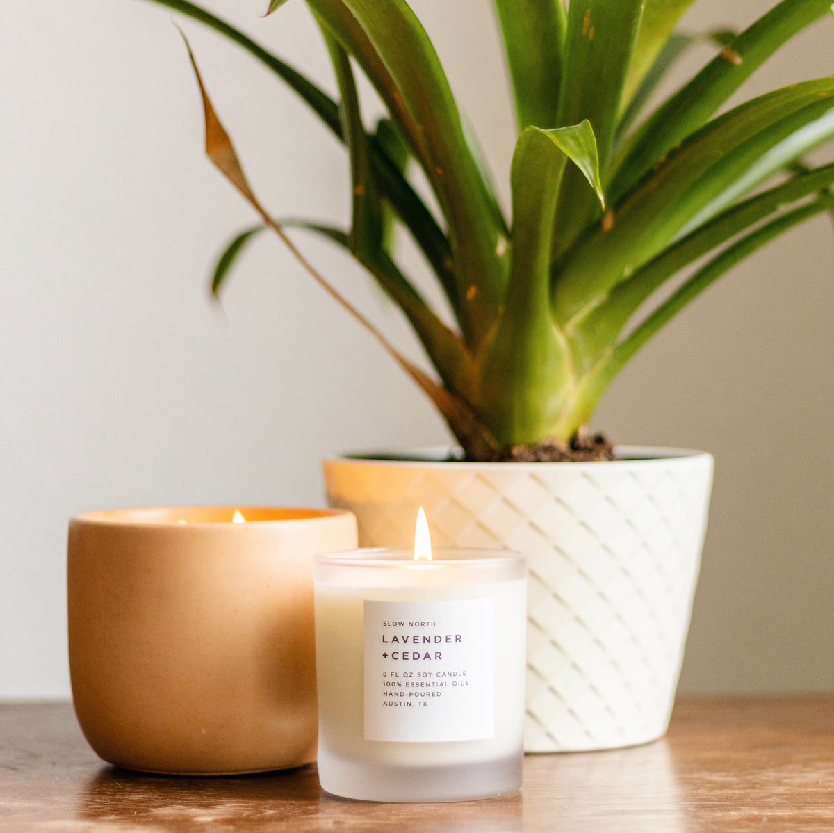 Lavender + Cedar Signature Candle | Slow North | Natural Soy Wax
