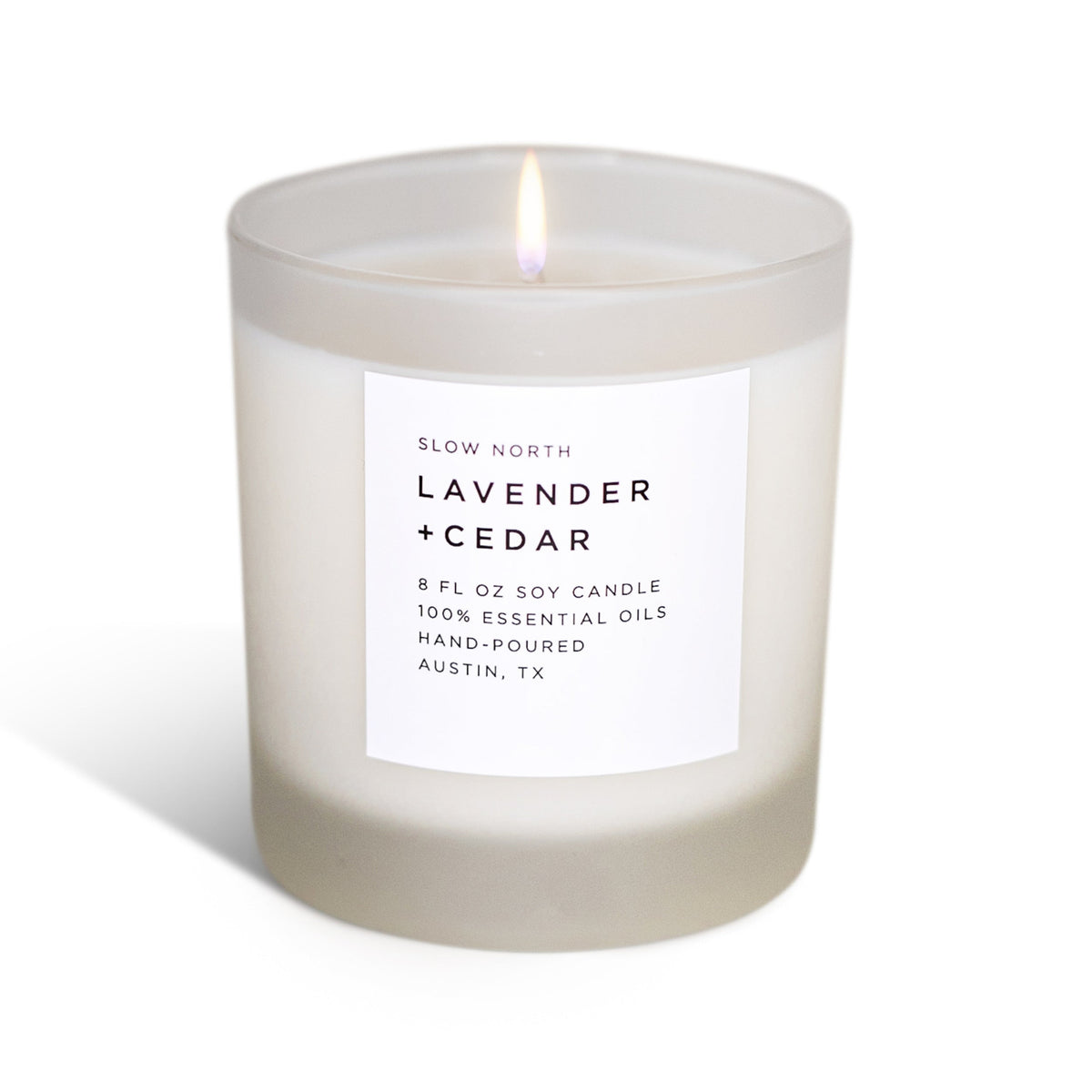 Lavender + Cedar Signature Candle | Slow North | Natural Soy Wax