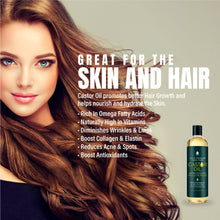 Заредете изображение във визуализатора на галерията – 100% Pure Cold Pressed Castor Oil 16 Oz
