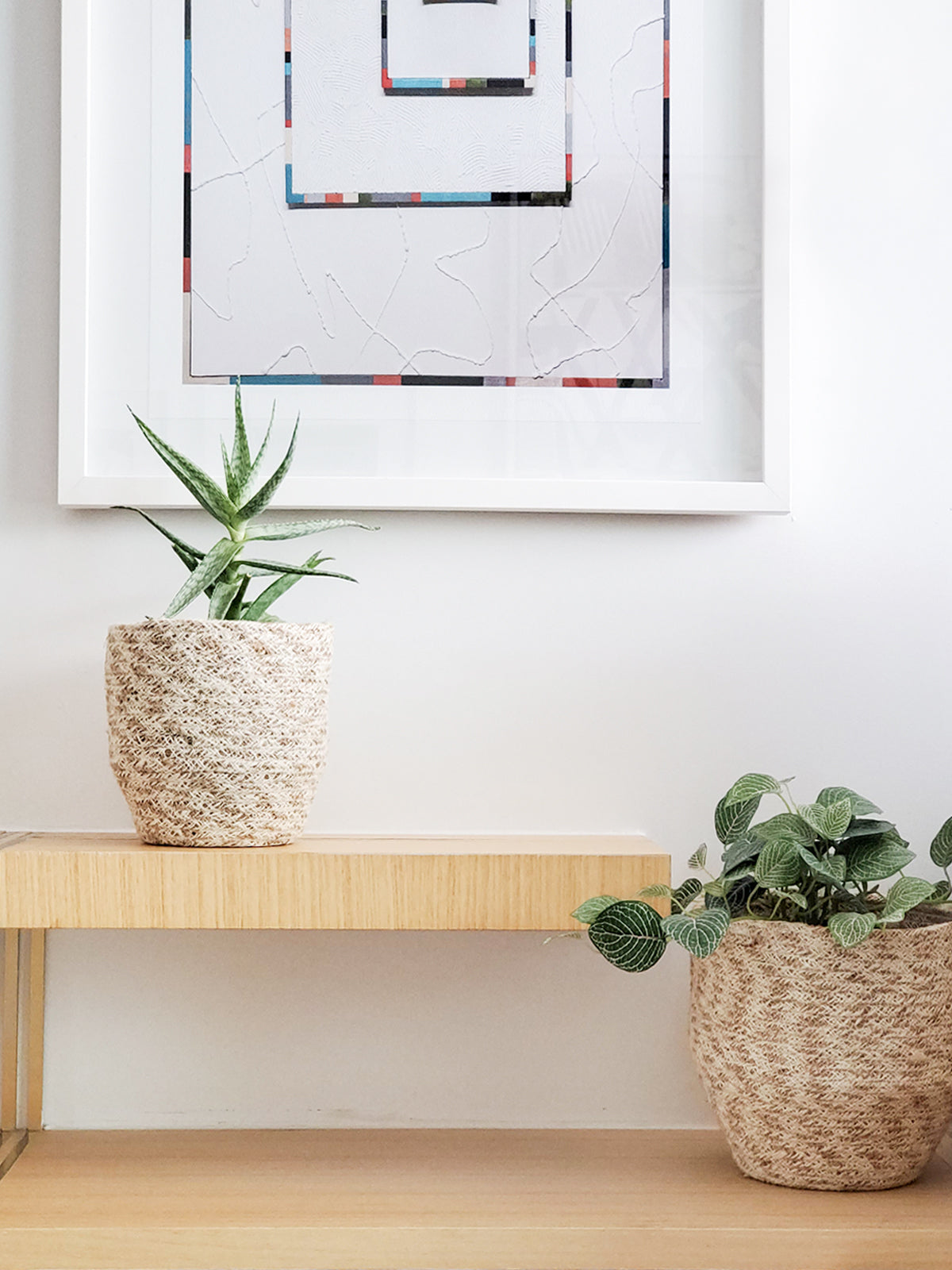 Agora Jute Storage Basket | Herringbone Weave | Small & Large | KORISSA