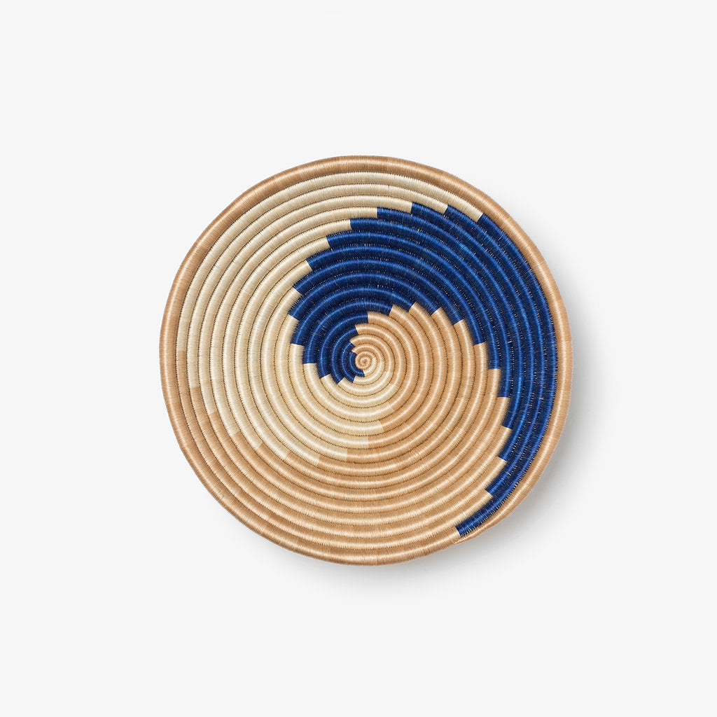 Zera Woven Sisal Bowl | 3 Sizes | 3 Colorways | Wall Decor | Azizi Life | Rwanda