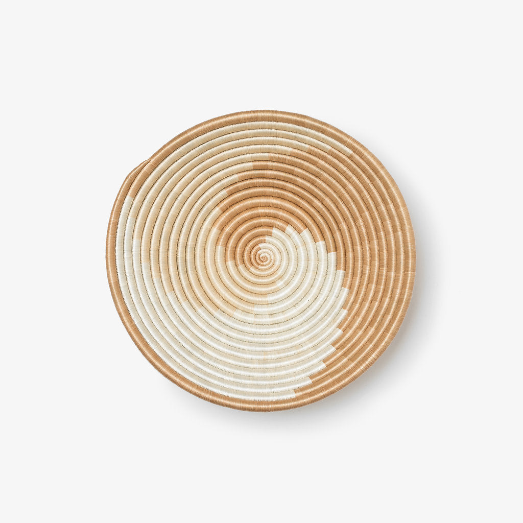 Zera Woven Sisal Bowl | 3 Sizes | 3 Colorways | Wall Decor | Azizi Life | Rwanda