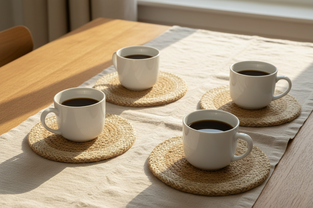 Agora Seagrass Coaster Trivet | Set of 4 | KORISSA