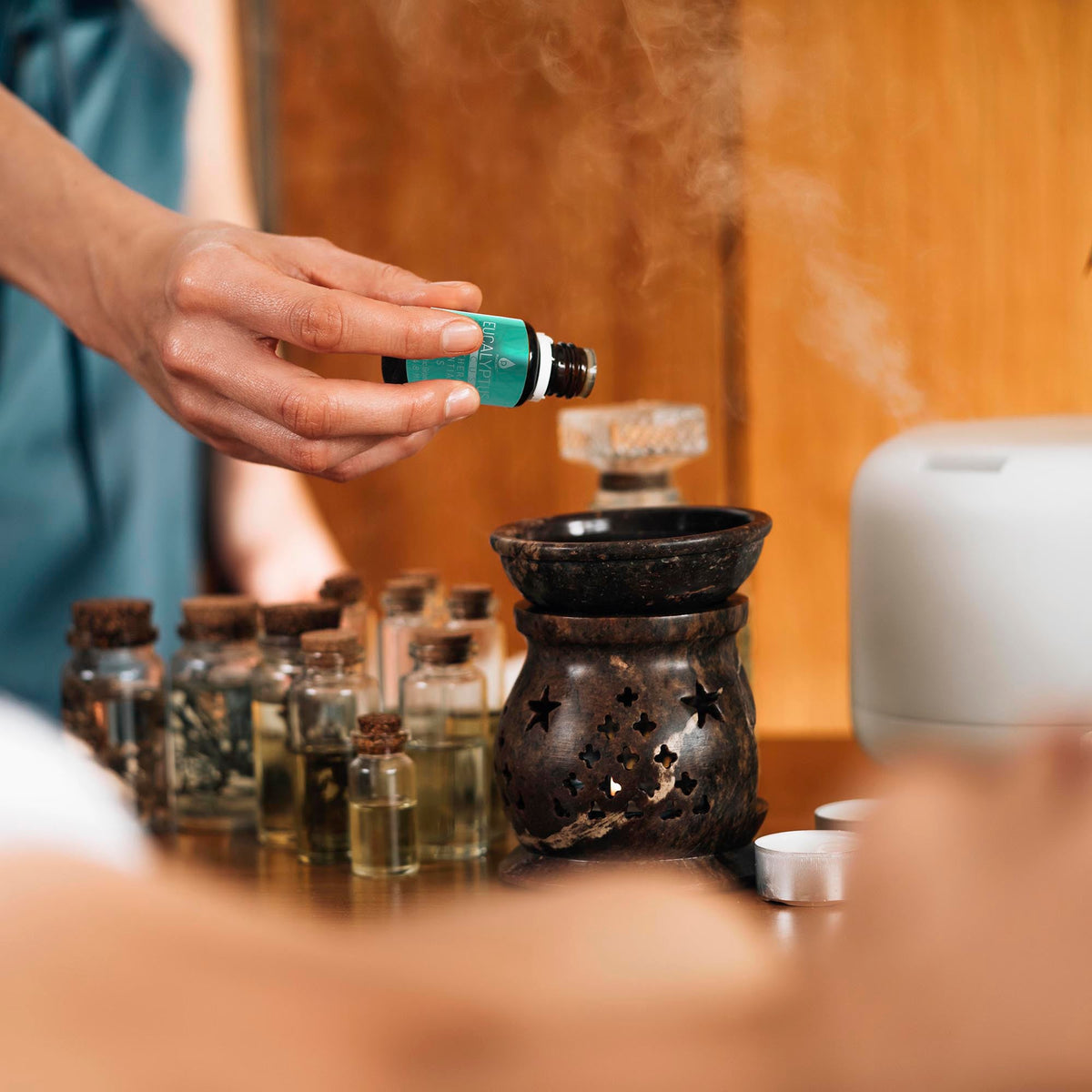 Pursonic 3-Pack Aromatherapy Essential Oils | Lavender, Eucalyptus & Frankincense