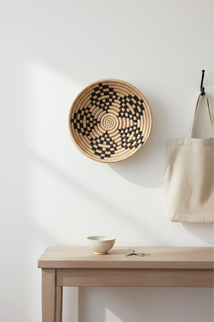 Bariku Woven Bowl | Sisal Spiral | Small & Medium | Azizi Life | KORISSA