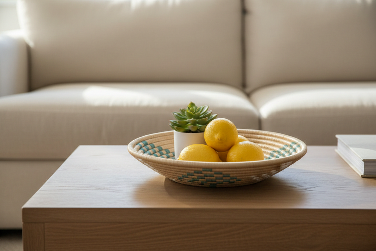 Bariku Woven Bowl | Sisal Spiral | Small & Medium | Azizi Life | KORISSA