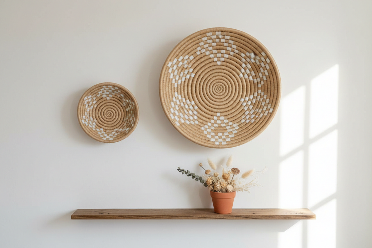 Bariku Woven Bowl | Sisal Spiral | Small & Medium | Azizi Life | KORISSA