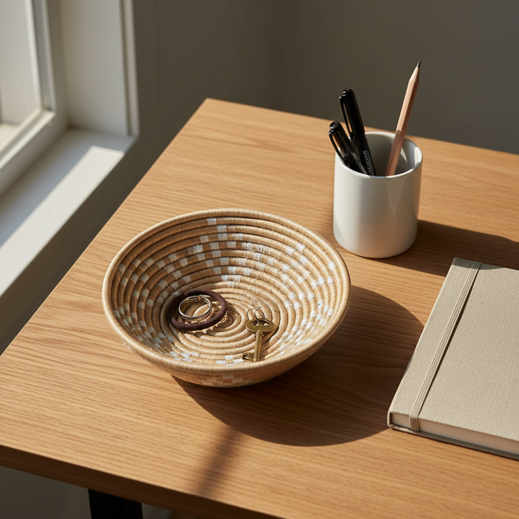 Bariku Woven Bowl | Sisal Spiral | Small & Medium | Azizi Life | KORISSA