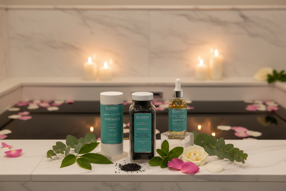 Activated Charcoal Detox Bath Set
