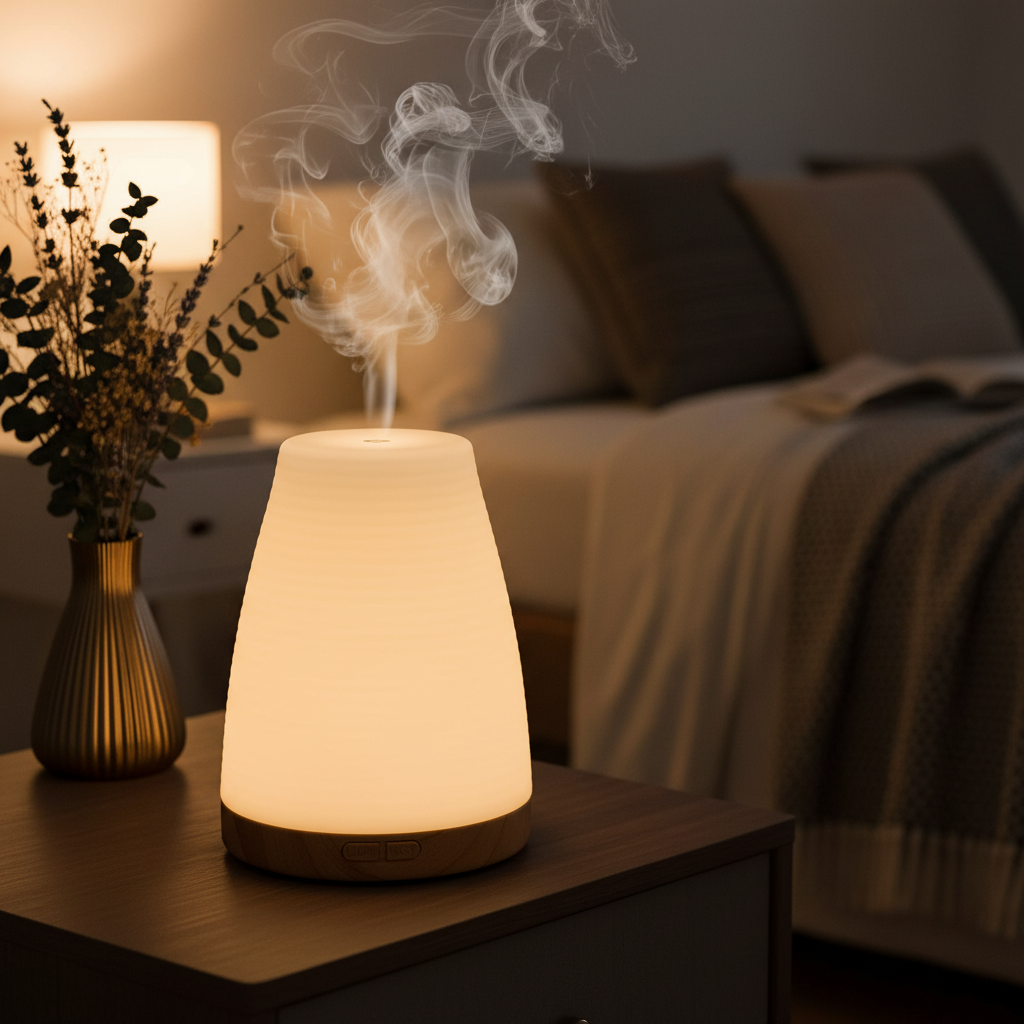 2-in-1 USB Ultrasonic Aroma Diffuser | Cool Mist, Color LED & Humidifier | Pursonic