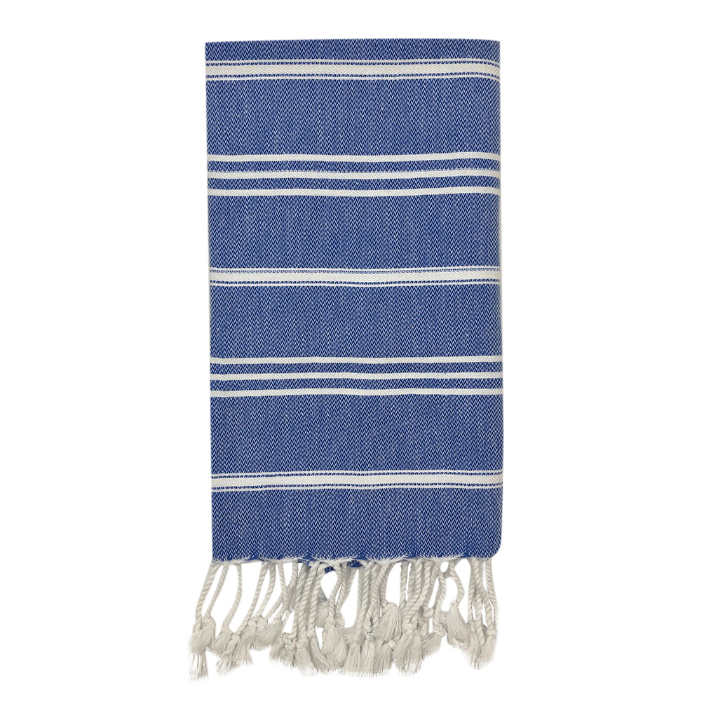 Classic Turkish Hand Towel | 36” × 22” | 100% Turkish Cotton | SLATE + SALT