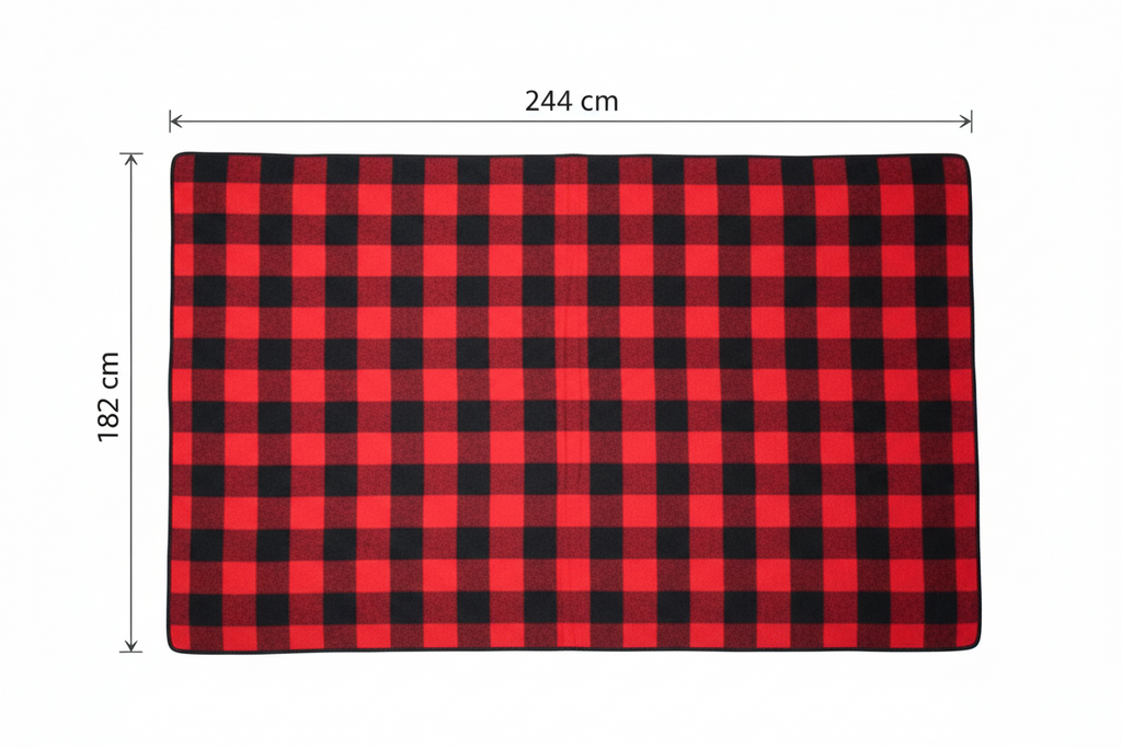 Buffalo Chex Alpaca Blanket | 80% Alpaca | Otavalo, Ecuador | ThunderMileRanch