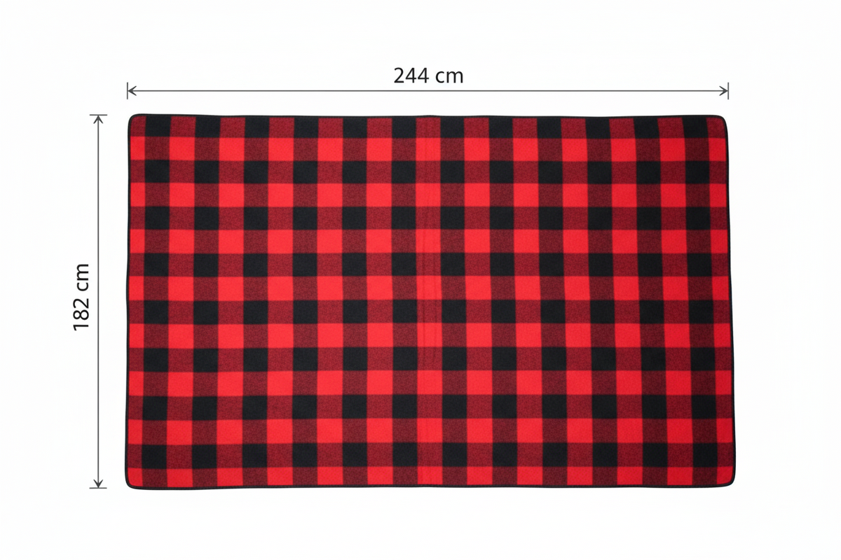 Buffalo Chex Alpaca Blanket | 80% Alpaca | Otavalo, Ecuador | ThunderMileRanch