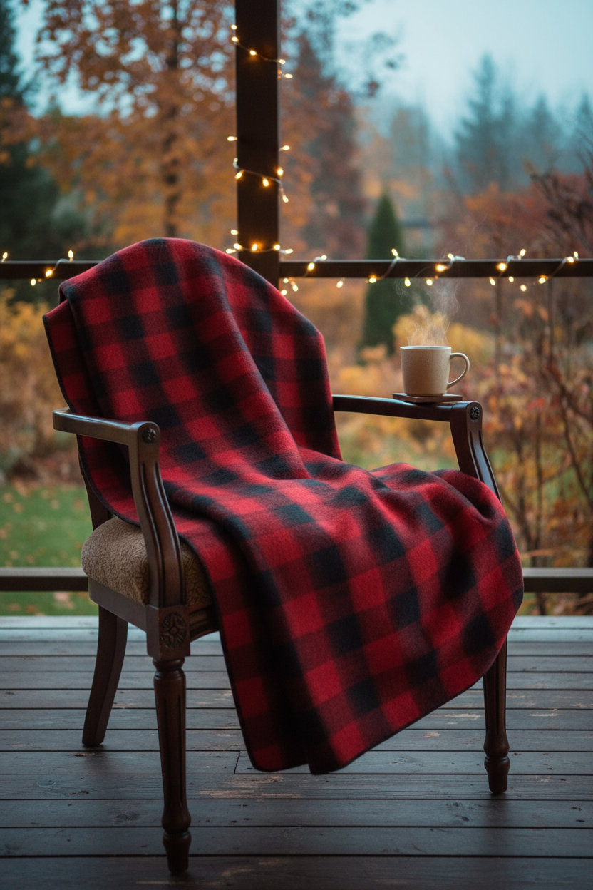 Buffalo Chex Alpaca Blanket | 80% Alpaca | Otavalo, Ecuador | ThunderMileRanch