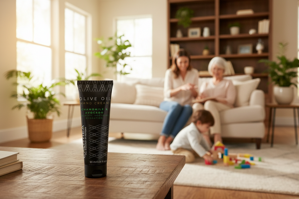 Calithea Olive Oil Hand Cream with Chamomile & Avocado | Greek Olive Oil | Calithea