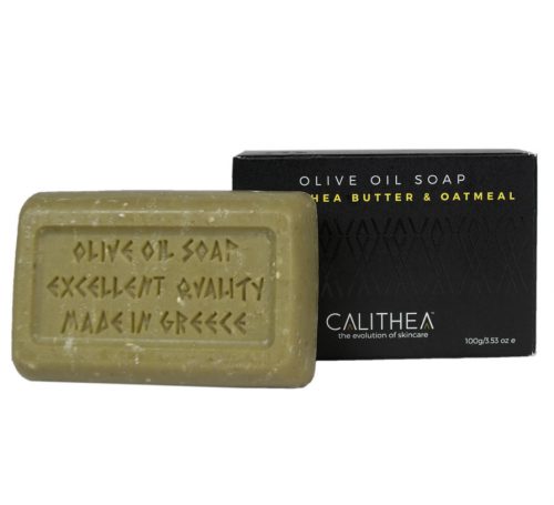Calithea Skincare 3-Pack Natural Olive Oil Soap — Shea Butter & Oatmeal