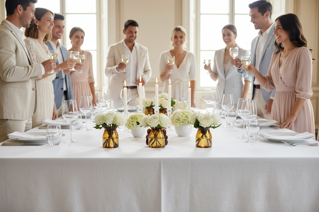 Dalia Bud Vase | Mouth-Blown Recycled Amber Glass | MESO Goods