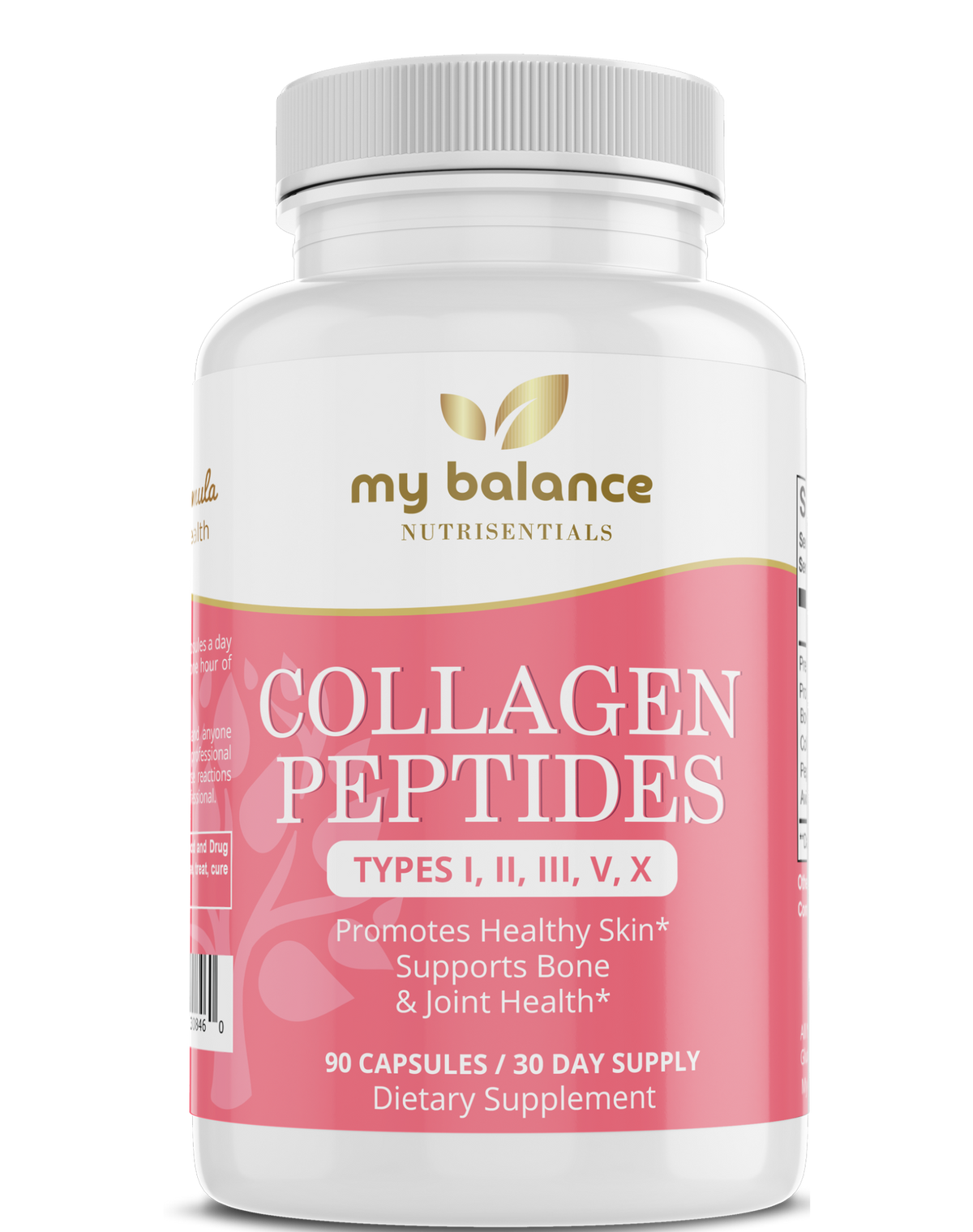Collagen Peptides | Types I, II, III, V & X | My Balance
