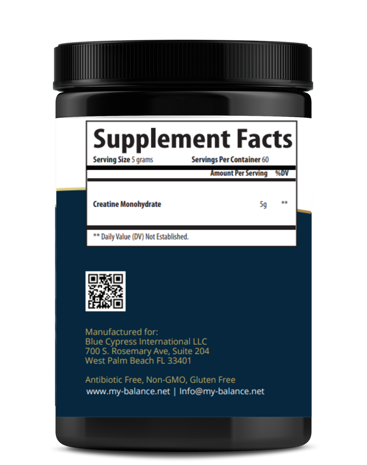 Micronized Creatine Monohydrate Powder | Unflavored | My Balance