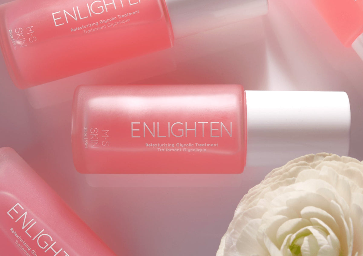ENLIGHTEN | Glycolic Acid Re-Texturizing Treatment | Red Seaweed + Hibiscus + Rose | 2 fl oz
