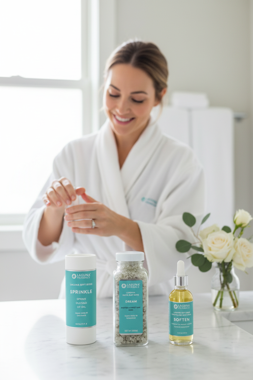 Dream Big | 3-Step Bedtime Spa Ritual Set | Laguna Herbals