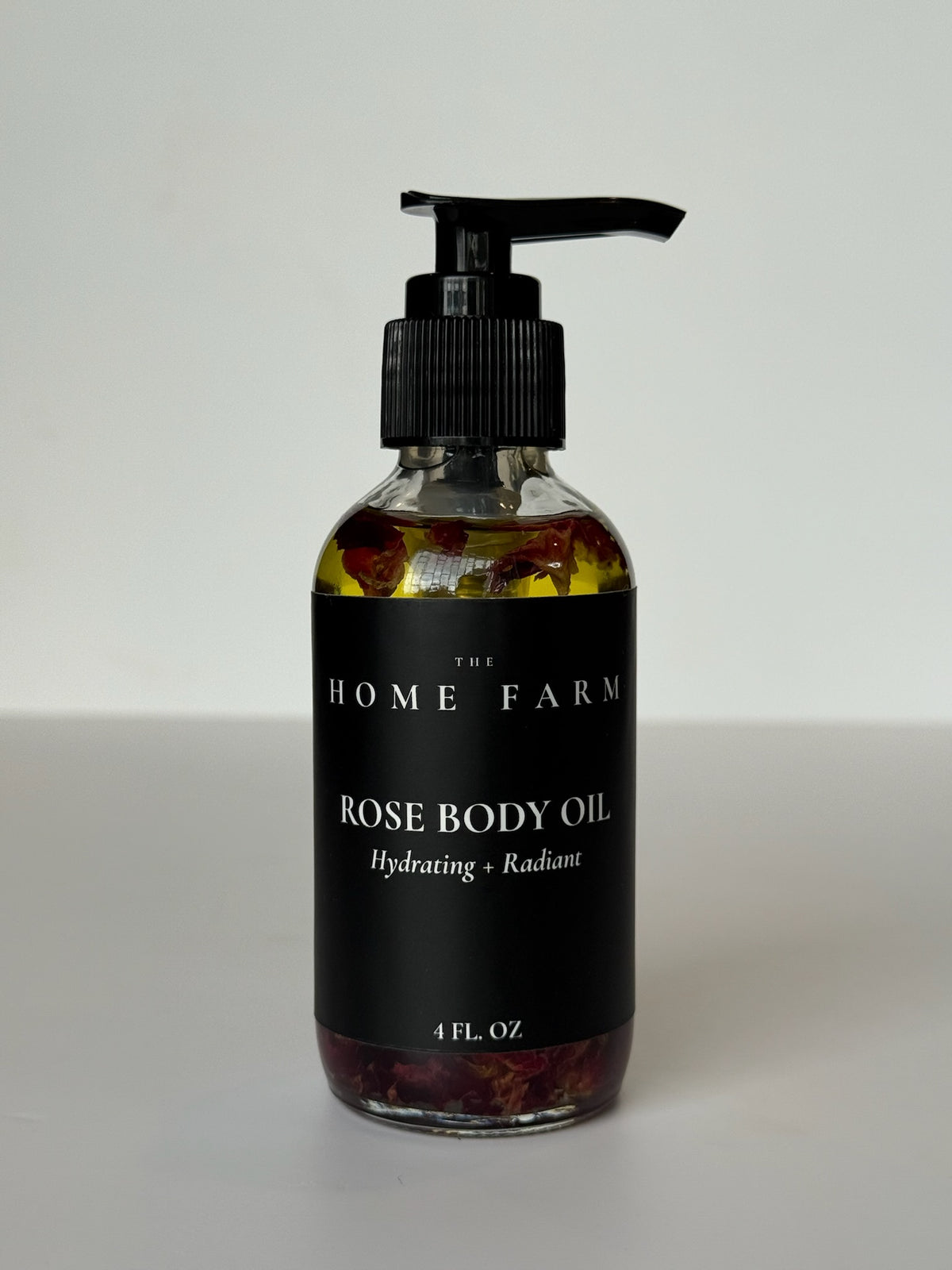Rose Body Oil | Real Rose Petals | The Home Farm | 4 fl oz