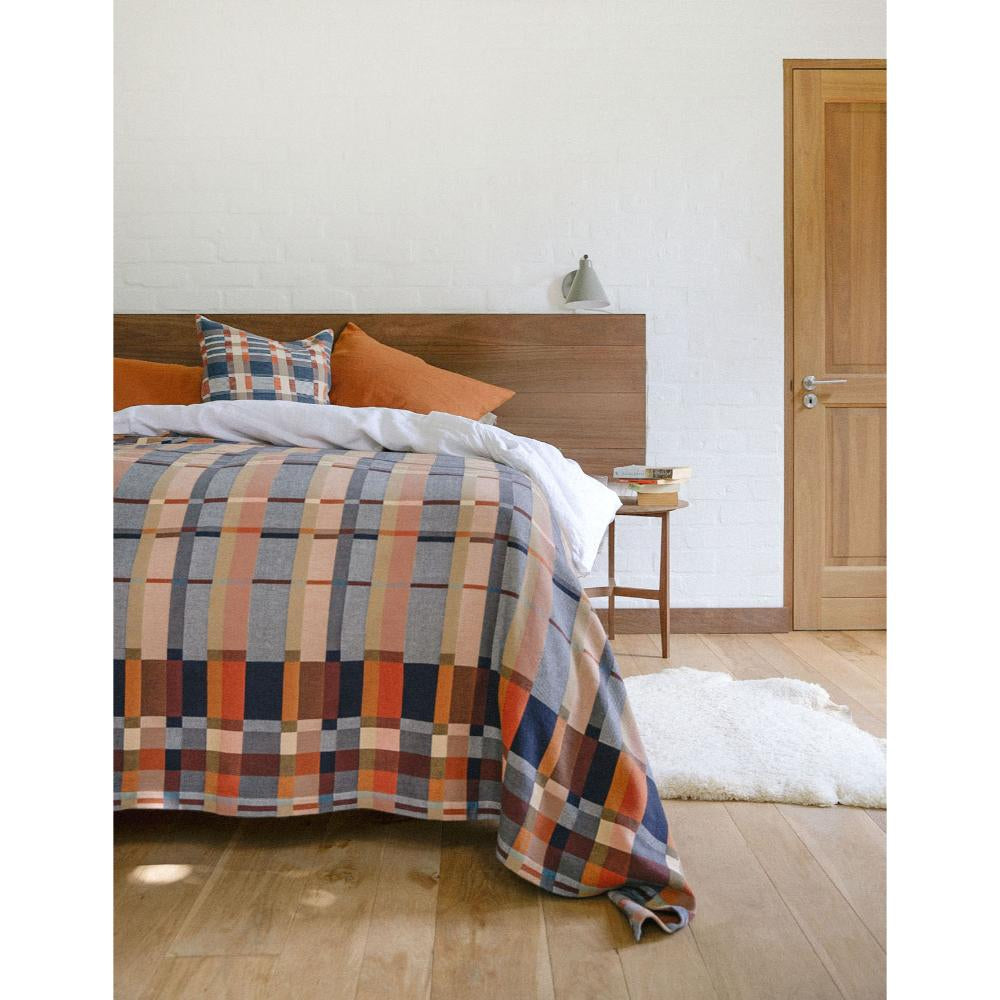 Mungo Doublecloth Throw "Karoo" | 100% Cotton | GOTS & Fair Trade | Mungo Mill