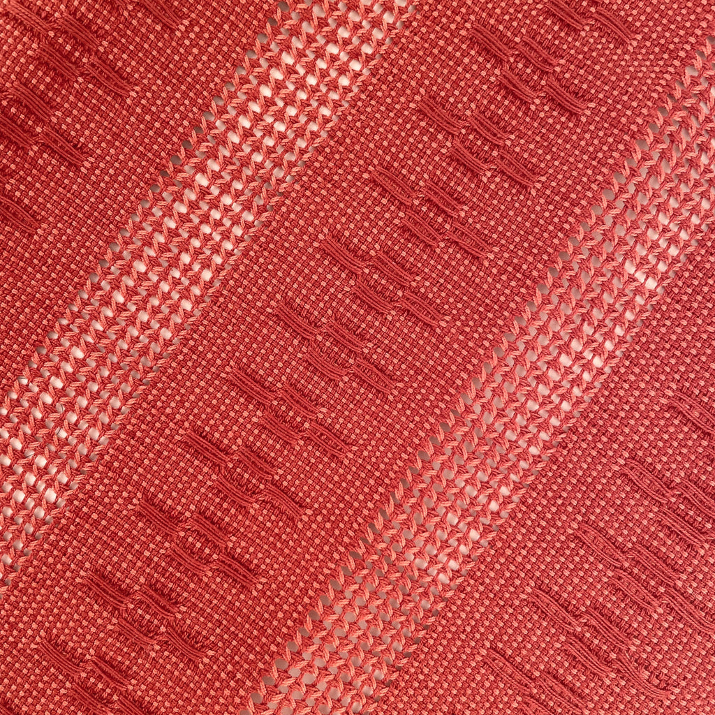 Chemin de table Calado en Terracotta