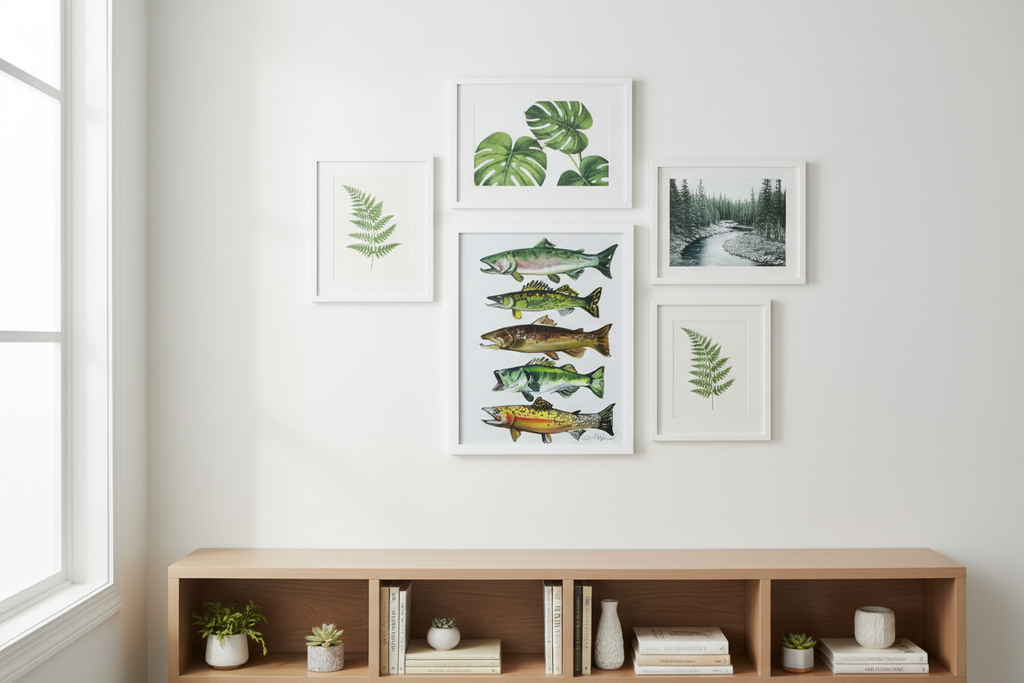 Freshwater Fish Art Print | 11” × 14” | Shelby Kregel