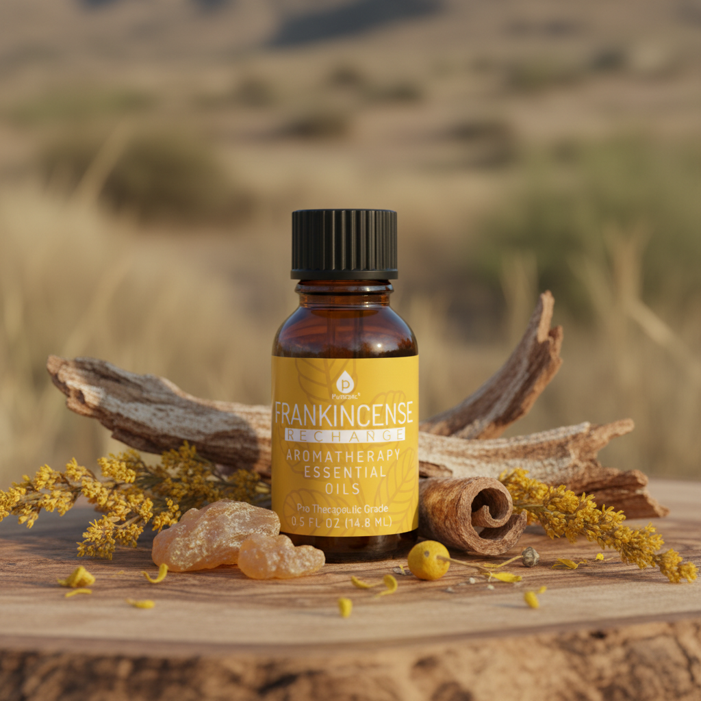 Pursonic 3-Pack Aromatherapy Essential Oils | Lavender, Eucalyptus & Frankincense