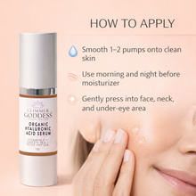 Load image into Gallery viewer, Organic Hyaluronic Acid Serum – Plumping Hydration 1 oz.
