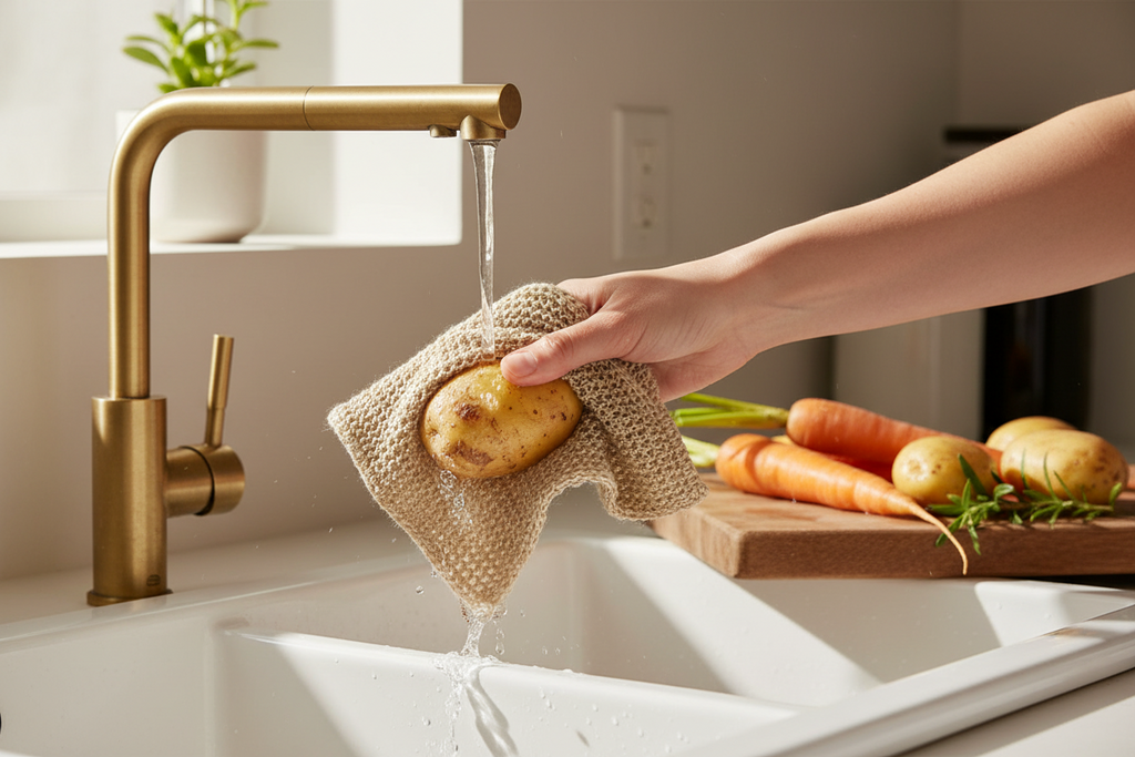 Hemp Washcloth | Handwoven | KORISSA