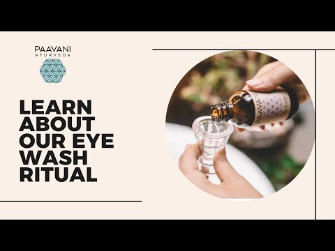 Paavani Ayurveda Eye Wash Ritual | Rose & Lavender Floral Water | Ayurvedic Eye Cleansing Kit