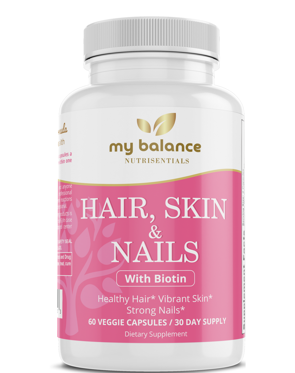 Hair, Skin & Nails | Biotin, Vitamins & Botanical Blend | My Balance