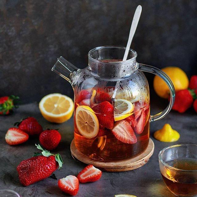 Borosilicate Glass Teapot | 54 oz | Bamboo Lid | Wilmax | Amber, Smoky Grey or Clear