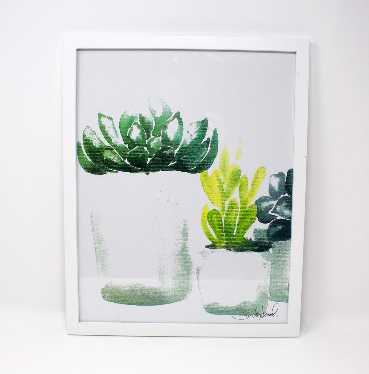 Succulent Art Print | Set of 4 | 11” × 14” | Shelby Kregel