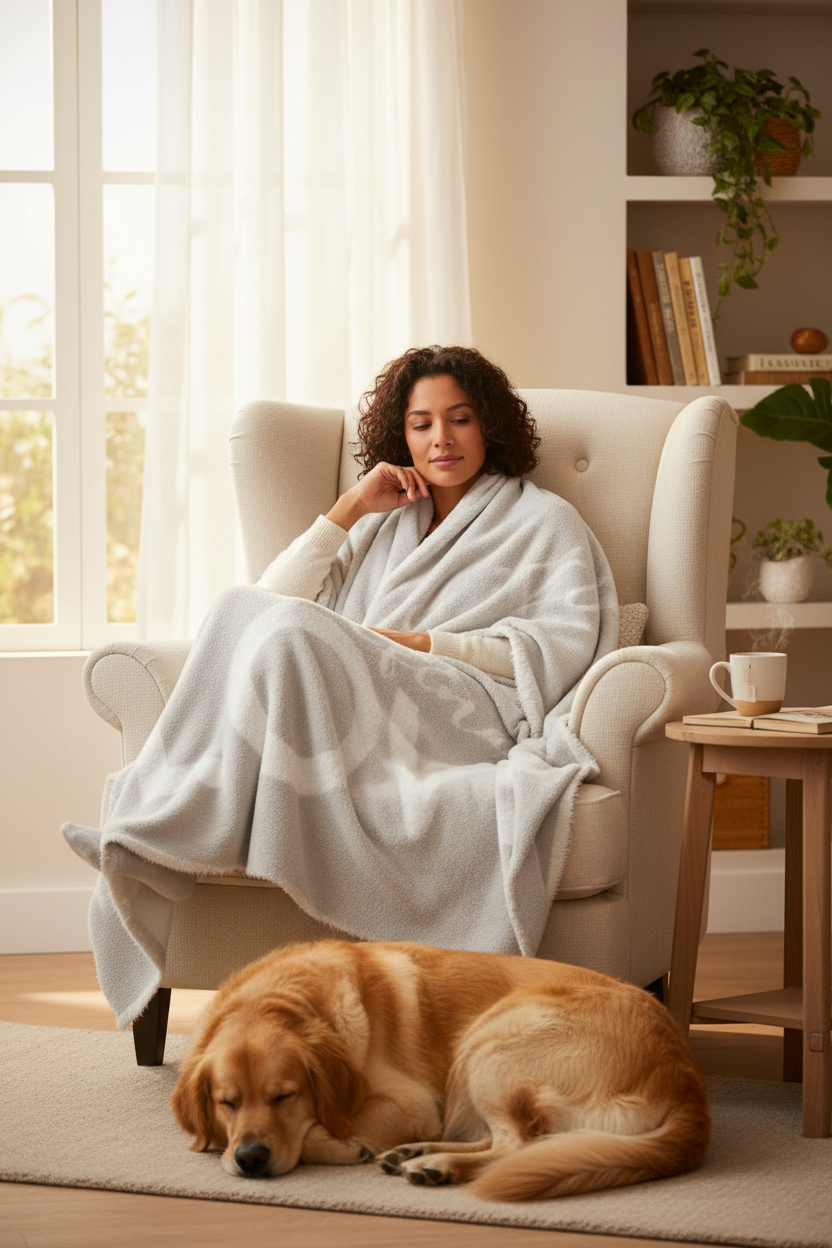 Infinite Love Throw Blanket | BIG LOViE | 48" × 72"