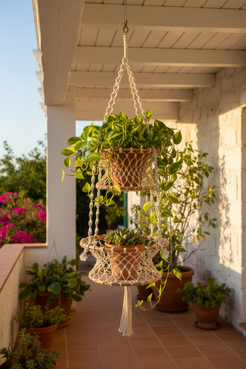 Jhuri Double Hanging Basket