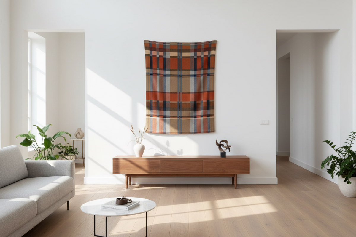 Mungo Doublecloth Throw "Karoo" | 100% Cotton | GOTS & Fair Trade | Mungo Mill