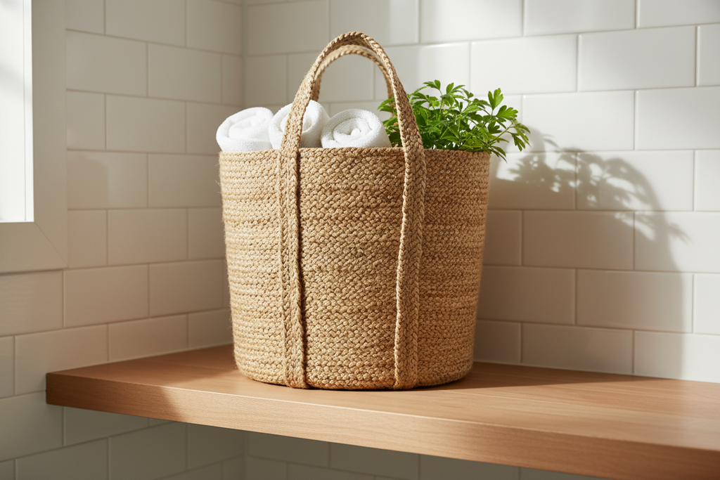 Kata Basket with handle - Natural