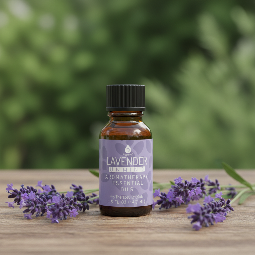 Pursonic 3-Pack Aromatherapy Essential Oils | Lavender, Eucalyptus & Frankincense