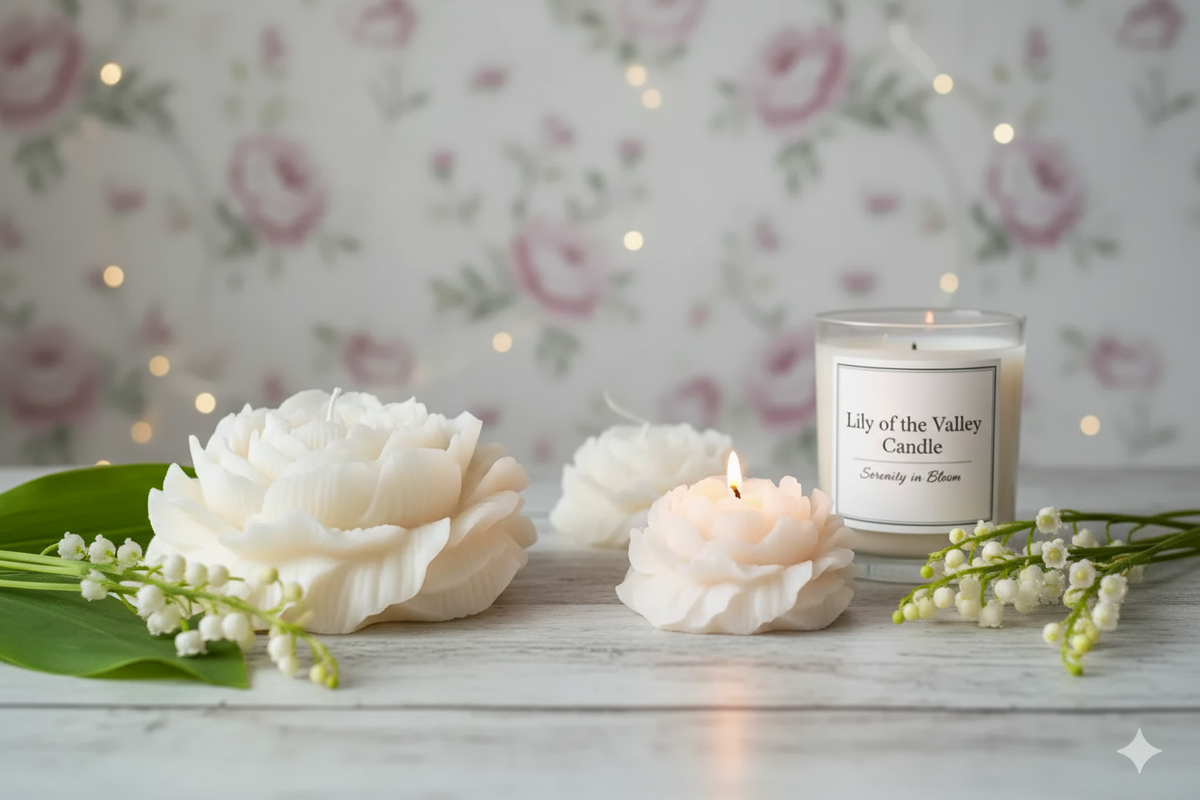 Huge Peony Candle | Sculptural Soy Wax