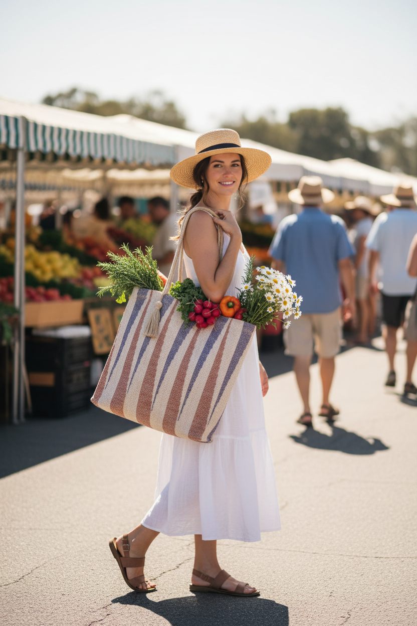 Maja Jute Tote Bag