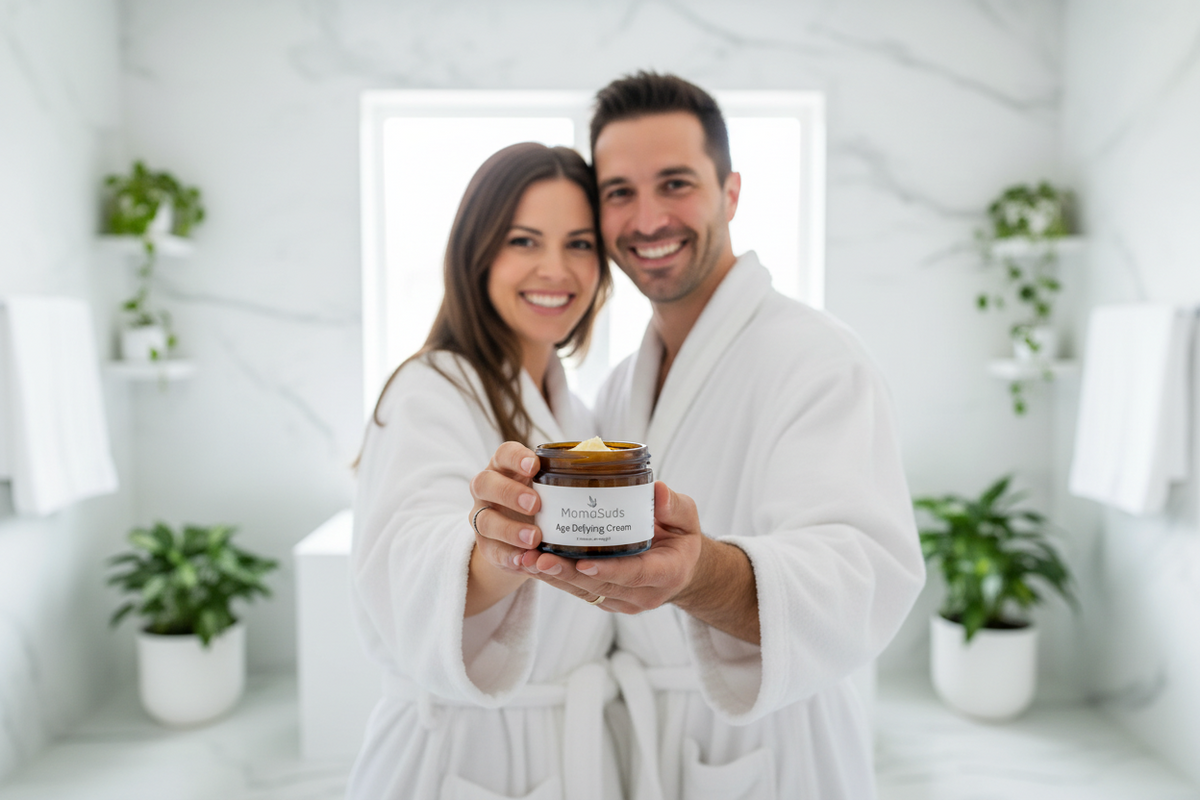 MamaSuds Natural Moisturizing Cream | Rosehip & Grapeseed | EWG Rated 1 | 2 oz Glass Jar