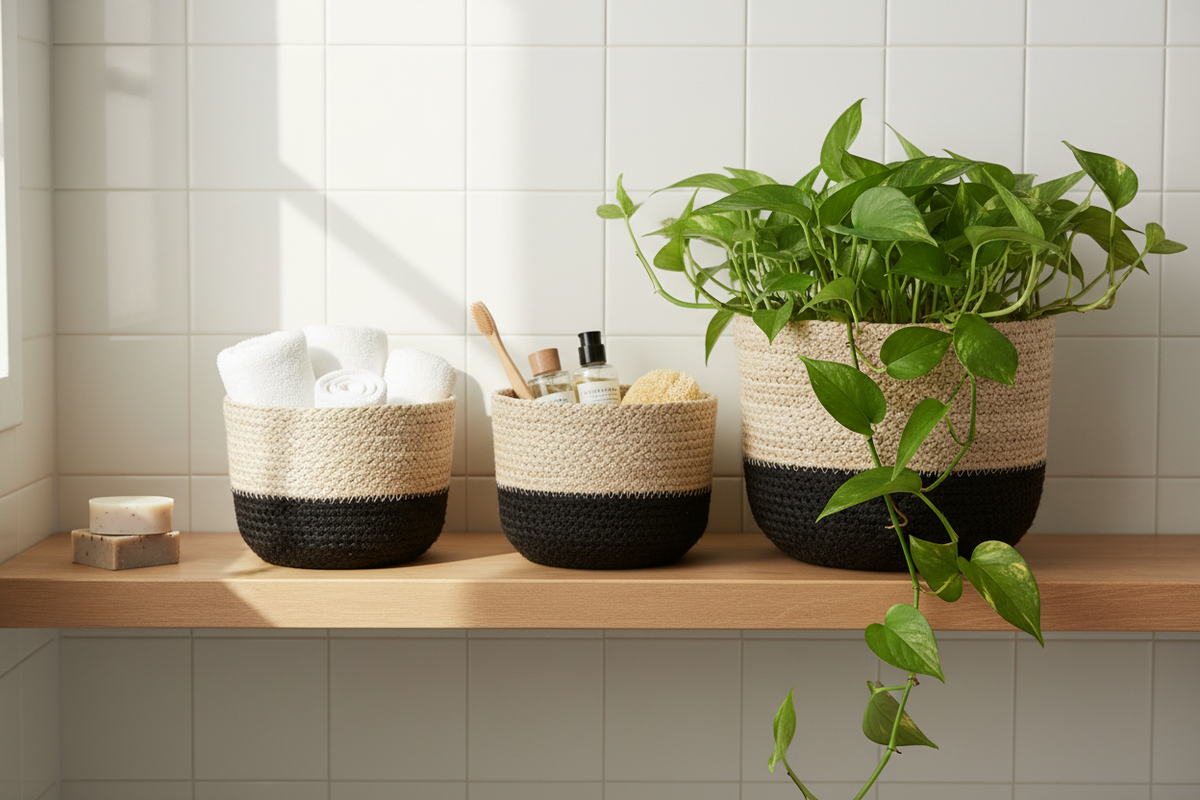 Naiya Jute Storage Basket