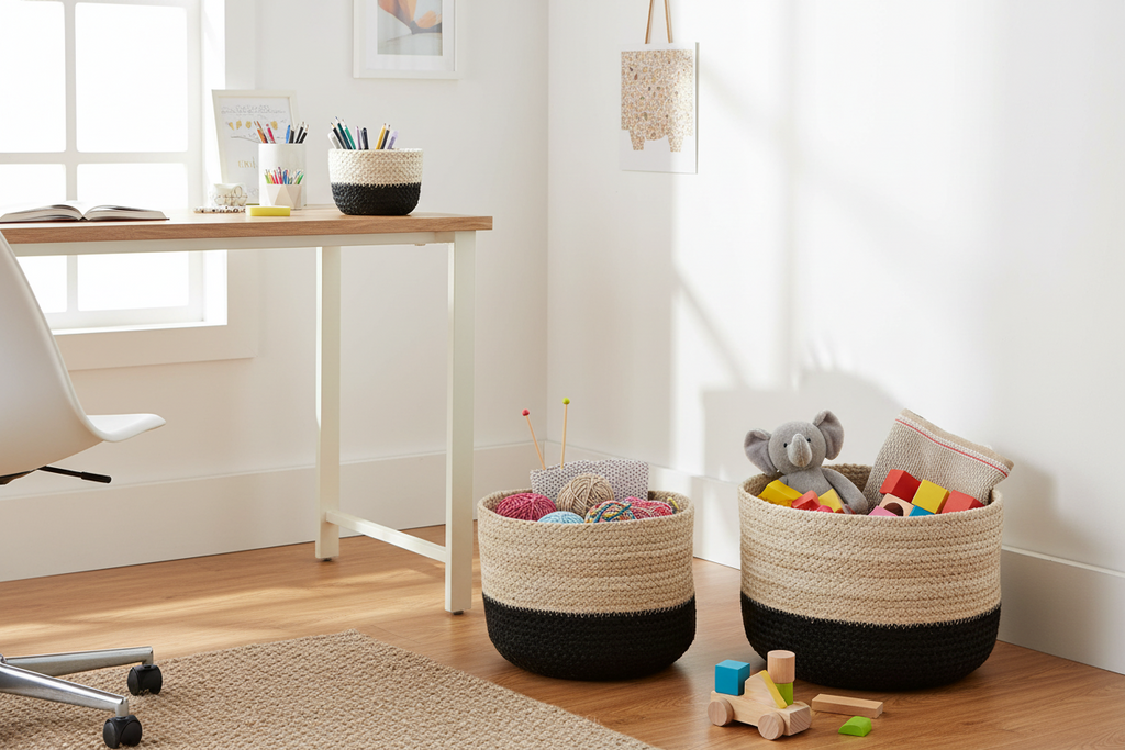 Naiya Jute Storage Basket