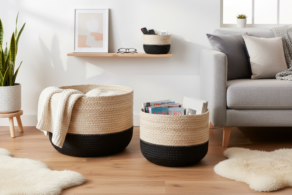 Naiya Jute Storage Basket