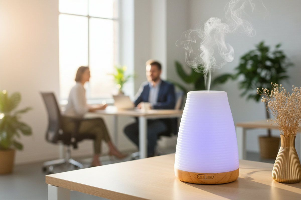 2-in-1 USB Ultrasonic Aroma Diffuser | Cool Mist, Color LED & Humidifier | Pursonic